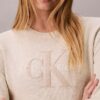 Weicher Monologo-Pullover aus Baumwollchenille Weicher Monologo-Pullover aus Baumwollchenille