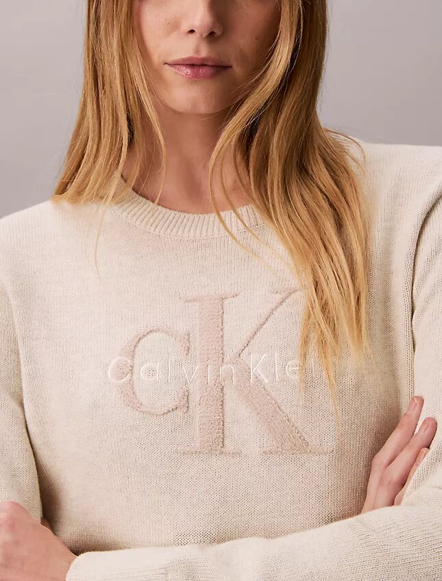 Weicher Monologo-Pullover aus Baumwollchenille Weicher Monologo-Pullover aus Baumwollchenille