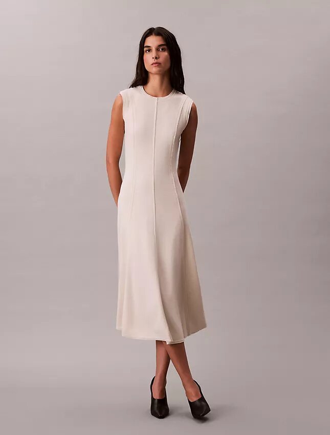 Weiches Strick-Midi-Kleid Weiches Strick-Midi-Kleid