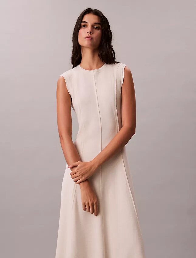 Weiches Strick-Midi-Kleid Weiches Strick-Midi-Kleid