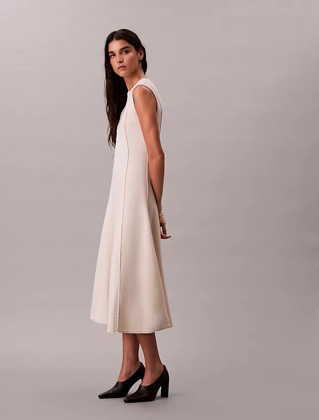 Weiches Strick-Midi-Kleid Weiches Strick-Midi-Kleid