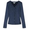 Weit gerippter, schmal geschnittener Cardigan für Mädchen Weit gerippter, schmal geschnittener Cardigan für Mädchen
