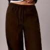 Weite Hose aus Leinenmischung mit Kordelzug Weite Hose aus Leinenmischung mit Kordelzug