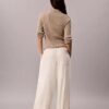 Weite Hose aus Leinenmischung mit Kordelzug Weite Hose aus Leinenmischung mit Kordelzug