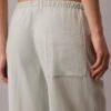 Weite Hose aus Leinenmischung mit Kordelzug Weite Hose aus Leinenmischung mit Kordelzug
