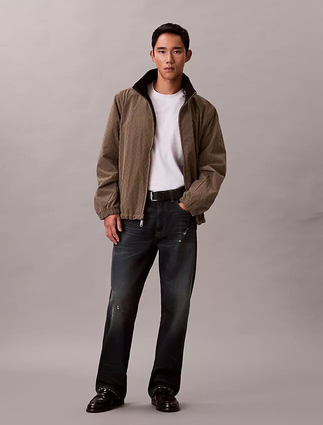 Wendbare Jacke mit durchgehendem Emblem-Logo Wendbare Jacke mit durchgehendem Emblem-Logo
