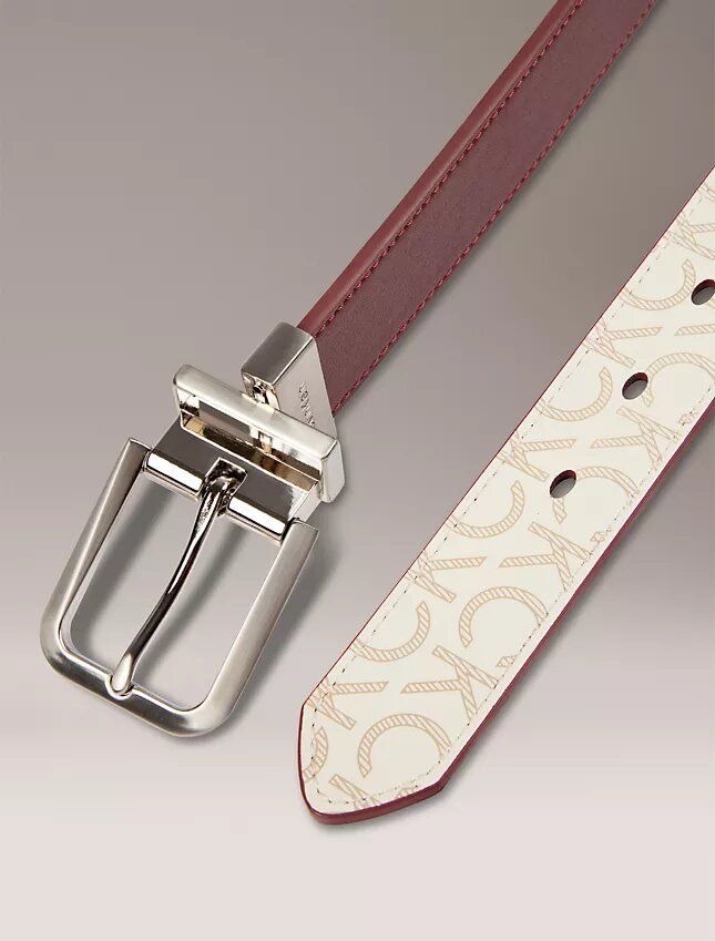Wendbarer Gürtel mit Monogram-Logo Wendbarer Gürtel mit Monogram-Logo