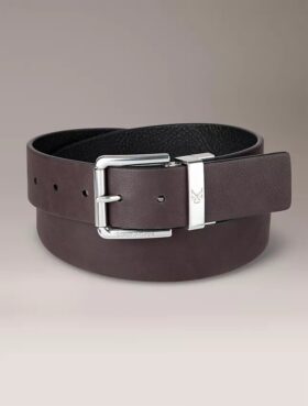 Wendegürtel aus genarbtem Leder