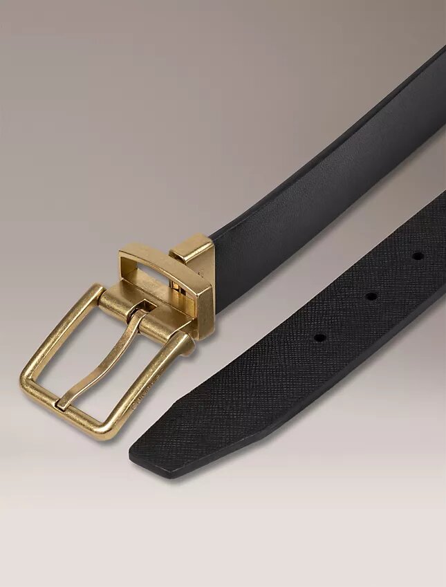 Wendegürtel aus Saffiano-Leder Wendegürtel aus Saffiano-Leder