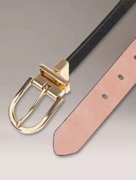 Wendegürtel mit runder Schnalle