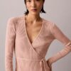 Wickelpullover aus Leinenmischung Wickelpullover aus Leinenmischung