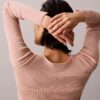 Wickelpullover aus Leinenmischung Wickelpullover aus Leinenmischung