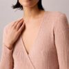 Wickelpullover aus Leinenmischung Wickelpullover aus Leinenmischung