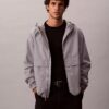 Windjacke mit durchgehendem Emblem-Logo Windjacke mit durchgehendem Emblem-Logo