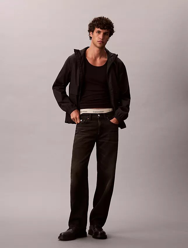 Windjacke mit durchgehendem Emblem-Logo Windjacke mit durchgehendem Emblem-Logo