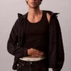 Windjacke mit durchgehendem Emblem-Logo Windjacke mit durchgehendem Emblem-Logo