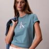 Zweifarbiges Monologo Classic T-Shirt Zweifarbiges Monologo Classic T-Shirt