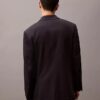 Zweireihiger Blazer aus Wollgabardine-Mischung