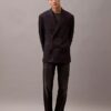 Zweireihiger Blazer aus Wollgabardine-Mischung